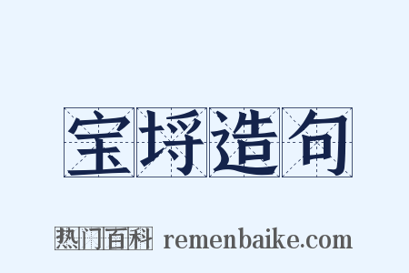 宝埒造句是什么意思的图片